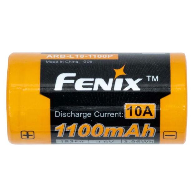 Fenix ARB-L18-1100P akumulators 18350 1100 mAh 3,6 V