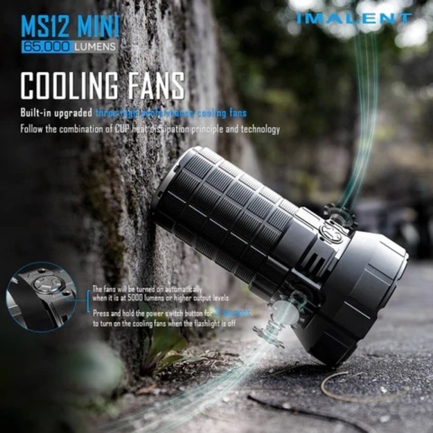 Imalent MS12 Mini 65000lm flashlight
