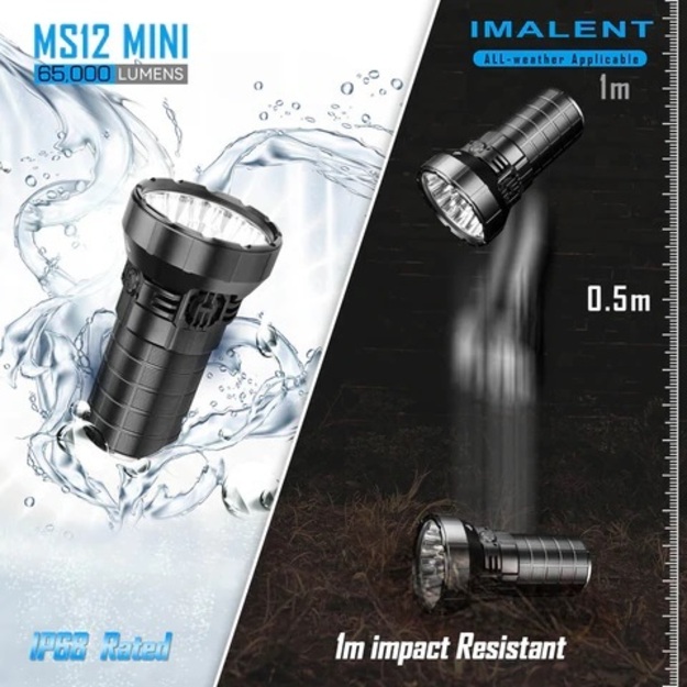Imalent MS12 Mini 65000lm flashlight