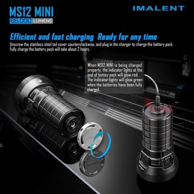 Imalent MS12 Mini 65000lm flashlight