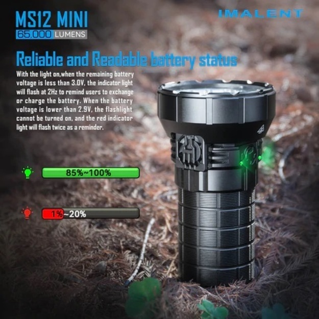 Imalent MS12 Mini 65000lm flashlight