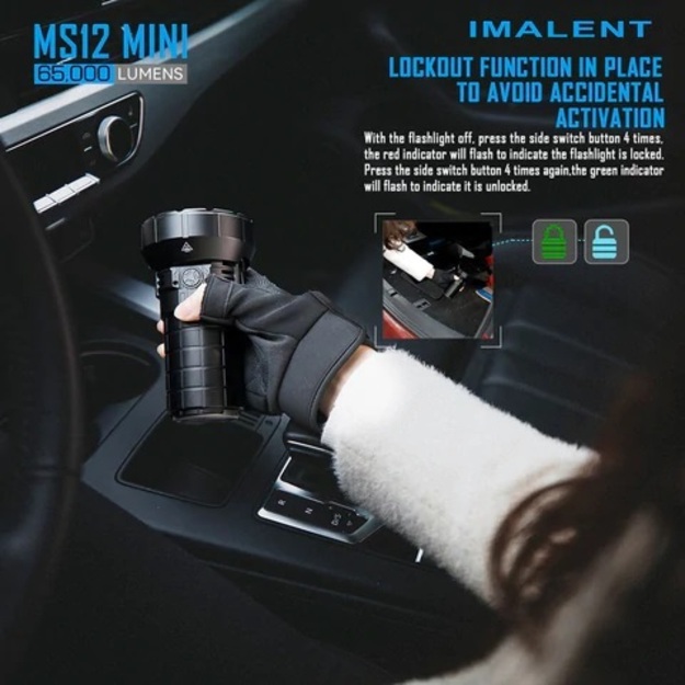 Imalent MS12 Mini 65000lm flashlight