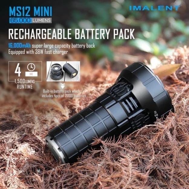 Imalent MS12 Mini 65000lm flashlight