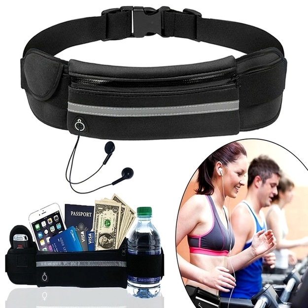 Entac galvas/plaukstas kabatas lukturis 5W ar jostas somu