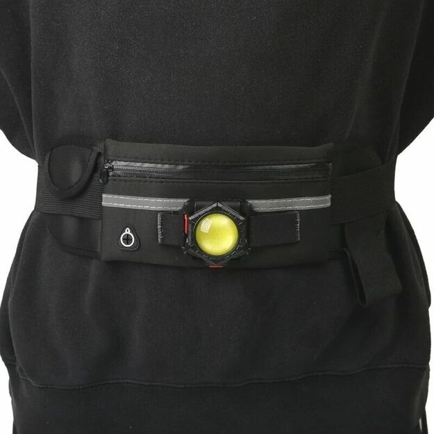 Entac galvas/plaukstas kabatas lukturis 5W ar jostas somu