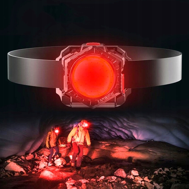 Entac galvas/plaukstas kabatas lukturis 5W ar jostas somu