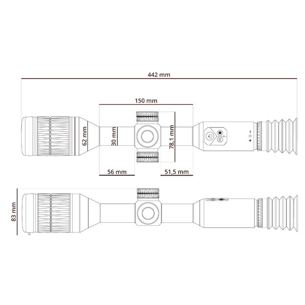 HIKMICRO Alpex A50TN 940 nm nakts redzamības mērķis