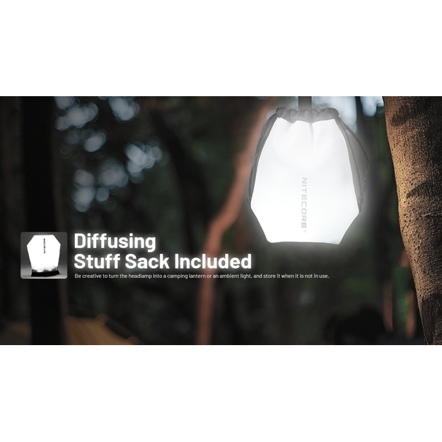 Nitecore NU45 lukturītis 1700lm, 3 gaismas avoti