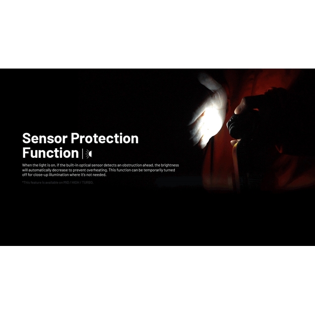 Nitecore NU45 lukturītis 1700lm, 3 gaismas avoti