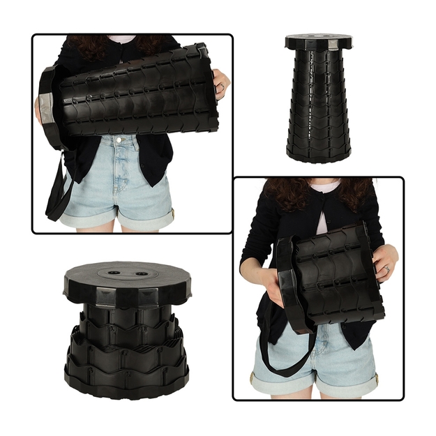 Табурет складной туристический BLACK KX4981_1