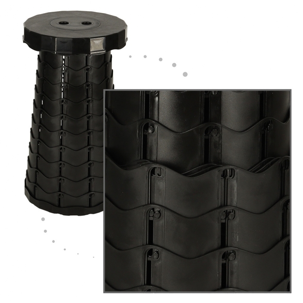 Табурет складной туристический BLACK KX4981_1