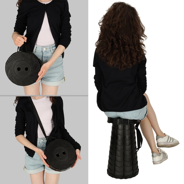 Табурет складной туристический BLACK KX4981_1