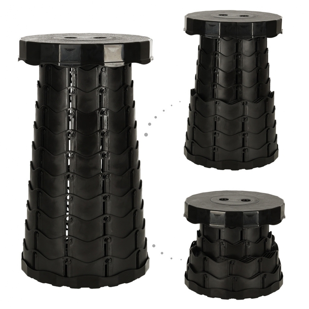 Табурет складной туристический BLACK KX4981_1