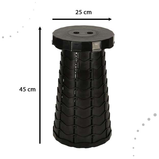 Табурет складной туристический BLACK KX4981_1