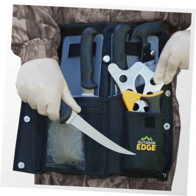 Outdoor Edge Butcher-Lite BL-1 nažu komplekts ar futrāli