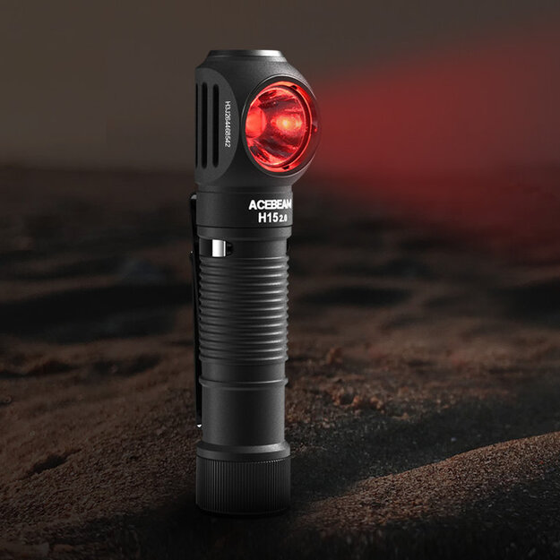 Acebeam H15 2.0 flashlight 2800lm + red light