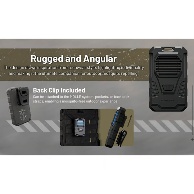 Nitecore EMR06 TAC - moskītu atbaidī&scaron;anas līdzeklis