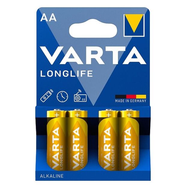 AA baterija Varta Longlife , 4 gab.