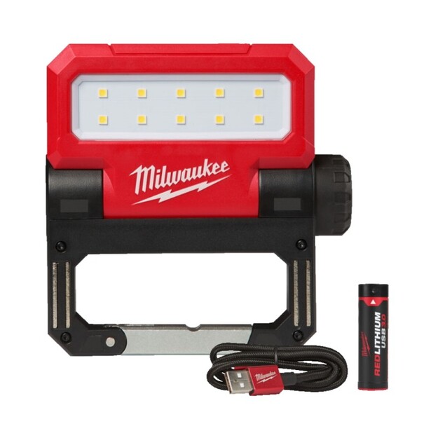 MILWAUKEE L4 FFL-301 USB uzlādējams LED prožektors