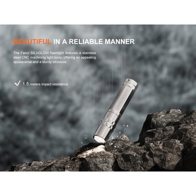 Фонарик Fenix ​​​​SILVGLOW Worldwide Limited Edition Натуральный цвет