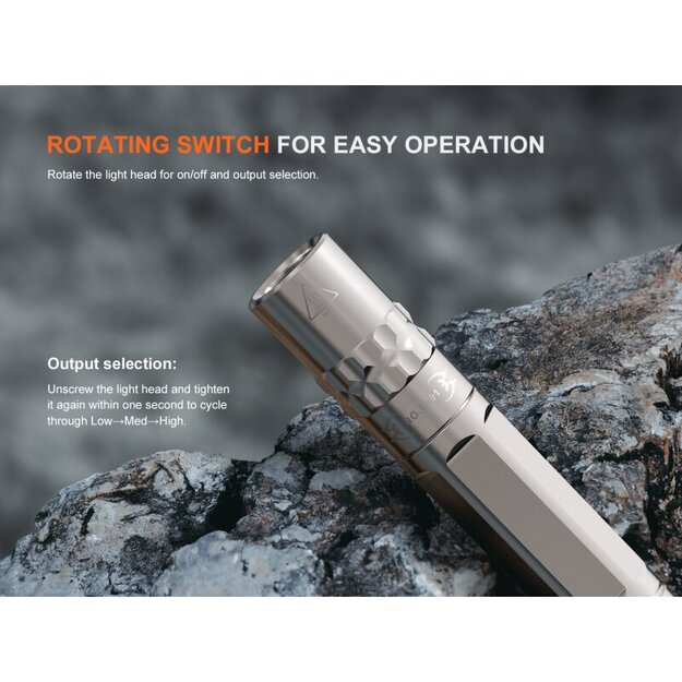 Фонарик Fenix ​​​​SILVGLOW Worldwide Limited Edition Натуральный цвет