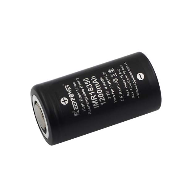 KEEPPOWER IMR18350 1200mAh Li-ION akumulators UH1835P 1 gab.