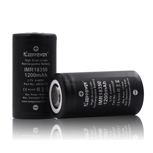KEEPPOWER IMR18350 1200mAh Li-ION akumulators UH1835P 1 gab.