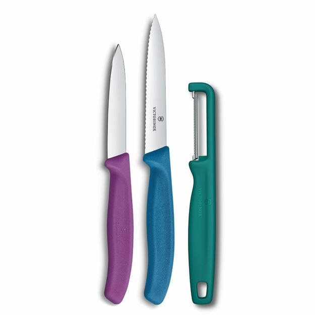 Victorinox Swiss Classic mizojamo nažu komplekts ar I-veida mizotāju, 3 gabali, 10 cm 6.7116.33C1