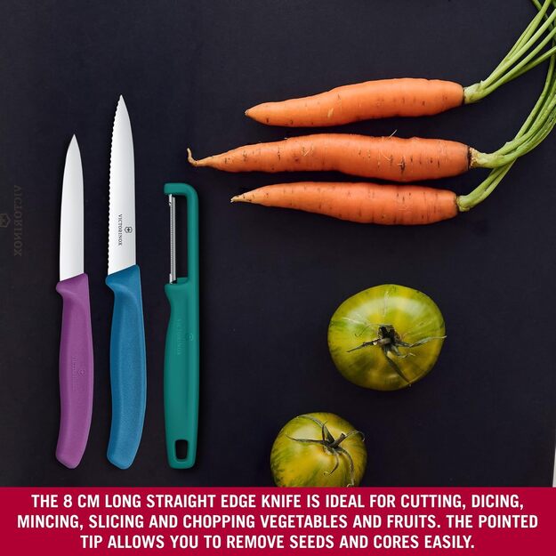 Victorinox Swiss Classic mizojamo nažu komplekts ar I-veida mizotāju, 3 gabali, 10 cm 6.7116.33C1