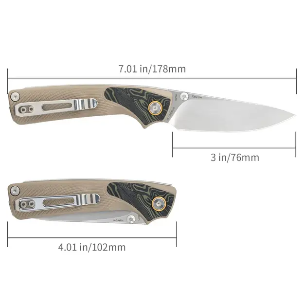 SRM Dome 106M-GW folding knife