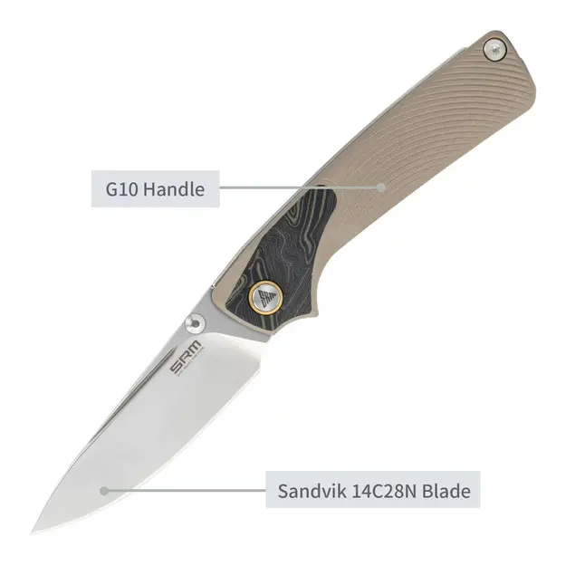 SRM Dome 106M-GW folding knife