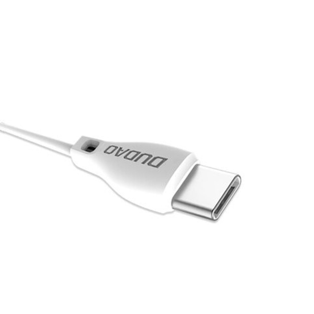 Dudao kabelis USB Type C 2.1A 1m (L4T 1m balts)