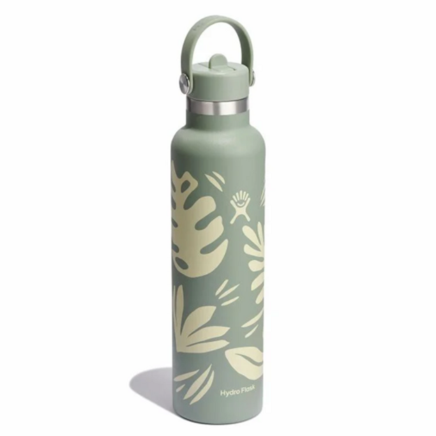 Hydro Flask Standard Flex salmiņa vāciņa ceļojumu pudele ar salmiņu 621 ml Botanical Bliss Agave S21CFS377P