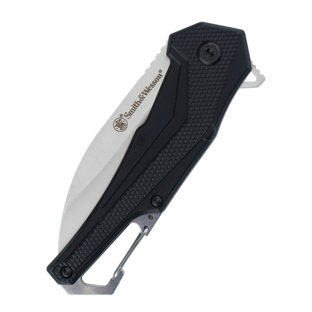 Smith&Wesson folding knife Oasis Carabiner - Drop Point Black 1208418
