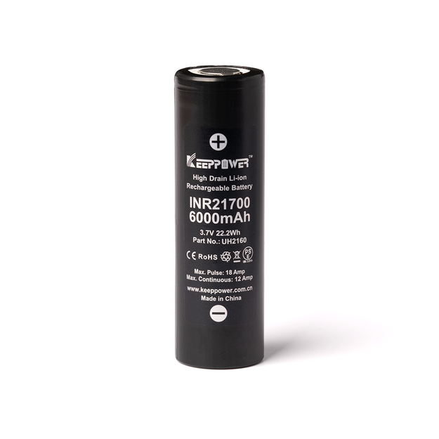 Keeppower INR21700 6000 mAh, 3,6&ndash;3,7 V litija jonu akumulators 12A UH2160