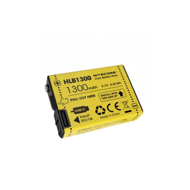 Nitecore HLB1300 1300mAh akumulators