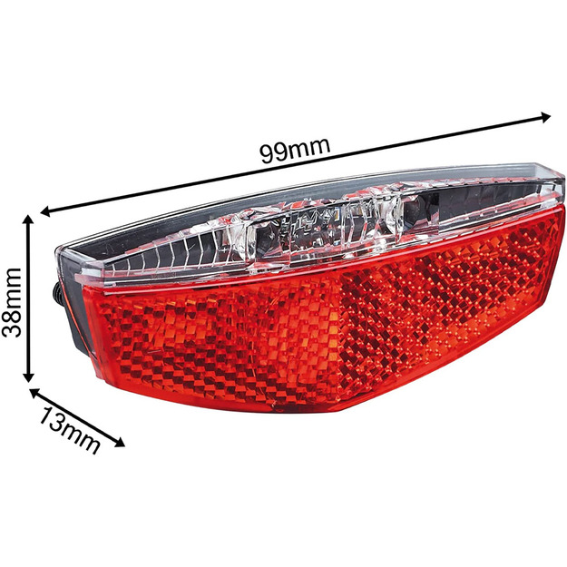 Aizmugurējais lukturis B&uuml;chel Tivoli, 50-80 mm