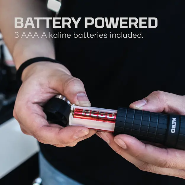 NEBO Torchy UV lukturis 3xAAA