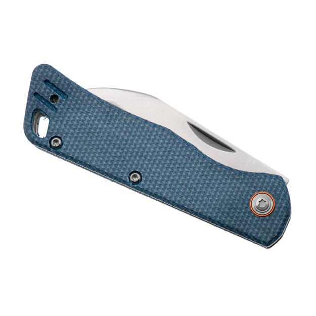 BlackFox Teeny folding knife Blue Micarta, Satin D2 (BF-785 MIBL)