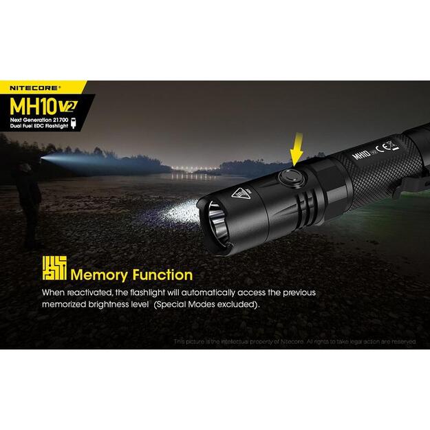 Nitecore MH10 V2 - 1200lm lukturis