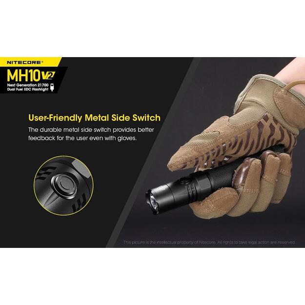 Nitecore MH10 V2 - 1200lm lukturis