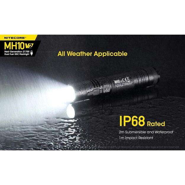 Nitecore MH10 V2 - 1200lm lukturis