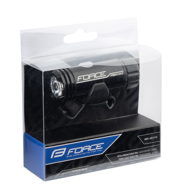 Front light FORCE PEN MINI 150LM USB mini (black)