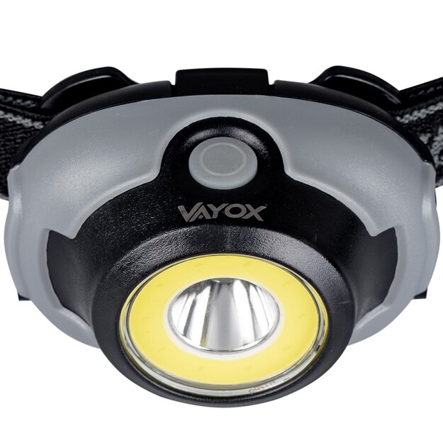 Налобный фонарь Vayox LED + COB 170lm 3xAAA VA0119