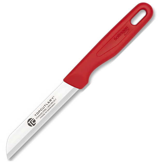 Top Cutlery knife - razor, red, ABS, matte 420 (17439-RO)