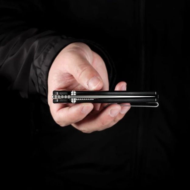 Складной нож Civivi Sokoke, черный G10, 14C28N, изготовлен Рэем Лаконико (C22007-1)