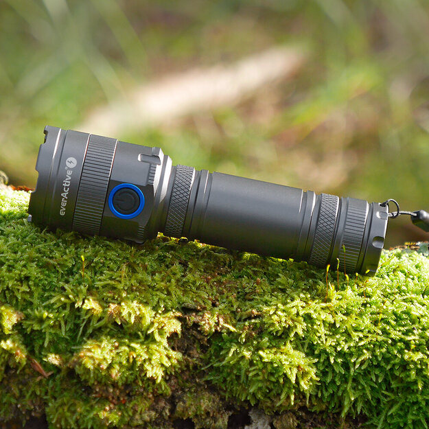 EverActive Rechargeable LED Portable Flashlight FL-4500R Cannon