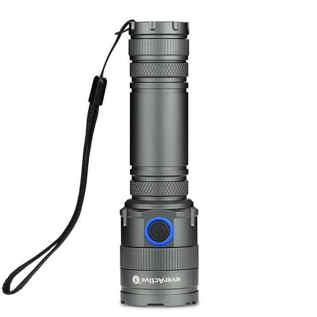 EverActive Rechargeable LED Portable Flashlight FL-4500R Cannon