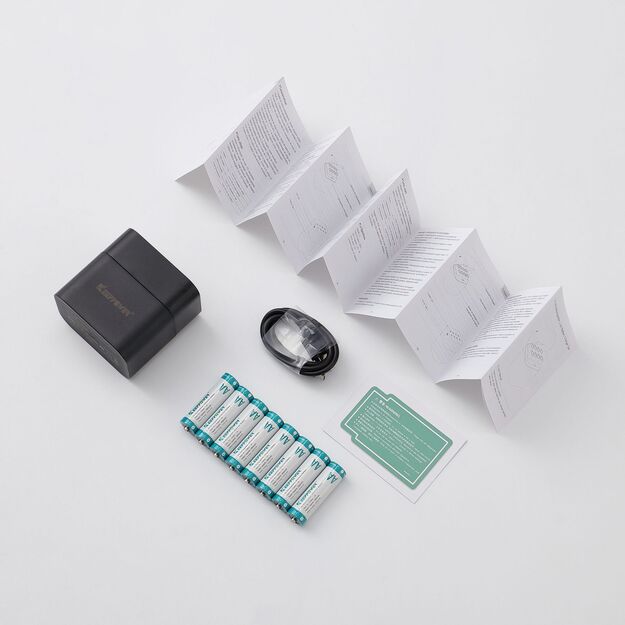 Зарядное устройство Keeppower I8 с 8 литий-ионными аккумуляторами AA 1.5V (4300 mWh) &ndash; вход USB-C