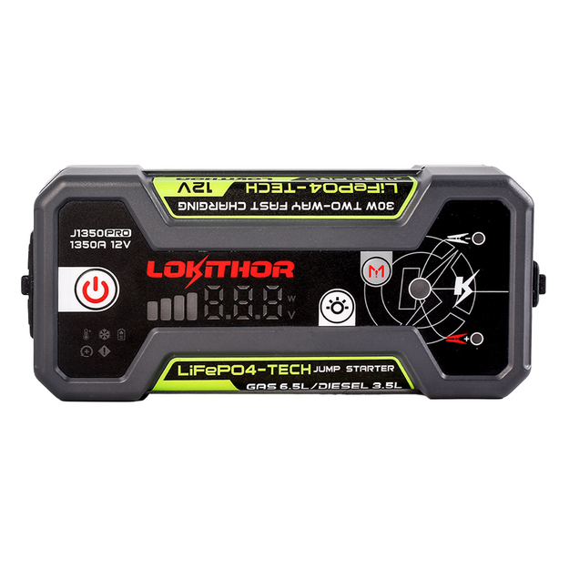 LOKITHOR J1350 LiFePO4 12V Startsēdētājs